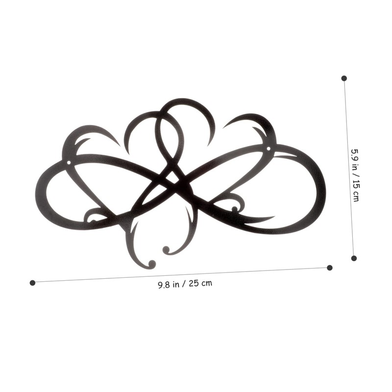 Levemolo Garden Decor Metal Heart Wall Art Decorations for Home
