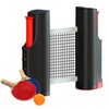 Portable Self-Practice Table Tennis Net with One-Touch Setup Net