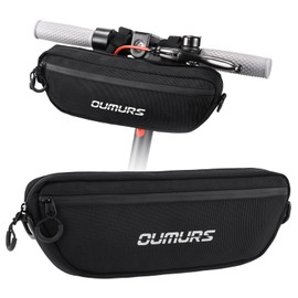 Oumurs Universal 1680D Handlebar Bag Water-resistant bike handle bar bag Reflective Front Storage Bag Compatible with Sur-Ron Light Bee X and S X160 X260 Talaria Motorcycle Electric Dirt Bike