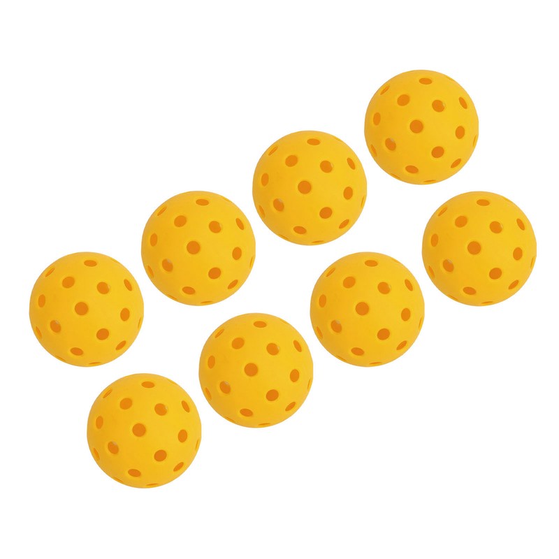 12PCS 74mm 40 Holes Pickleballs PE Plastic High Elasticity Pickleball