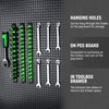 ALOANES Magnetic Socket Organizer Set, 6-Piece Heavy Duty Aluminum Socket