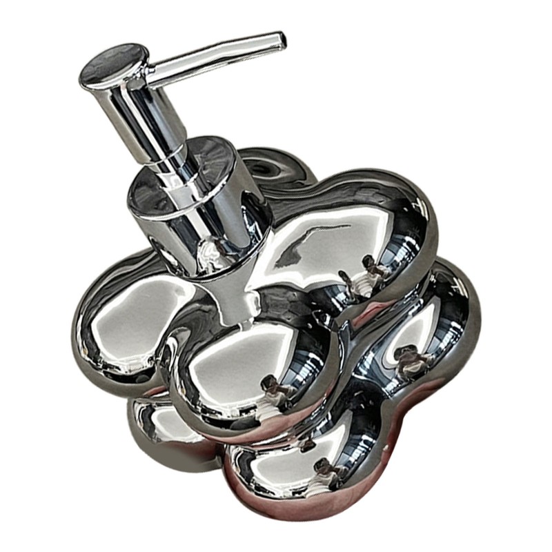 Cloud Press Pump Bottle Ceramic Reusable Decoration Refillable Cloud Shape