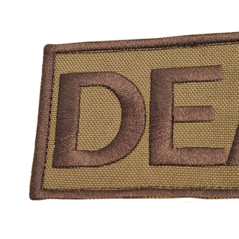 Tan Coyote US DEA Federal Agency Drug Enforcement Embroidered Fastener