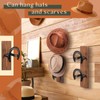 DoubleFill 5 Packs Cowboy Western Hat Rack Cowboy Hat Holder