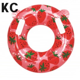Raon Toy 70cm Strawberry Round Inflatable Baby Float Baby