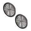 2 x Chrome Mini Circle Air Vent Grille 45mm /