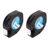 2Pcs Label Maker Tape 12mm Wide 13ft Long Waterproof Oil