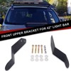 XJMOTO Front Upper Windshield 42'' LED Light Bar Mounting Bracket