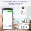 OQIMAX Bluetooth Thermometer Hygrometer, Wireless Temperature and Humidity Meter with