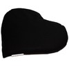 Rapeseed Cushion Heart Approx. 30 x 25 cm – Black