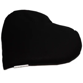 Rapeseed Cushion Heart Approx. 30 x 25 cm – Black – Heat Cushion – Grain Cushion – A Charming Gift