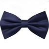 ZEYMINER Men Satin Bow Tie, Formal Tuxedo Suit Bowtie, Wedding