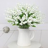 Grekywin Artificial Lily of The Valley Flowers, 12 Pieces, Fake