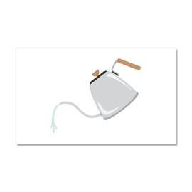 CafePress Tea Kettle Car Magnet 20 X 12 Car Magnet, 20"x 12" Magnetic Door Display