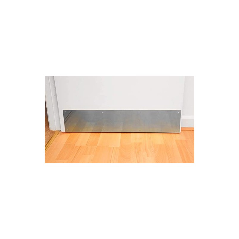 Kick Plates Aluminium British Made (Single with Screw Set)