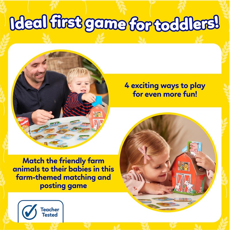 Orchard Toys Farmyard Families Game, Fun matching and posting game,