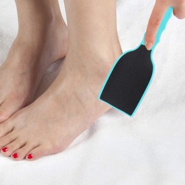 Healeved 2pcs Double-sided Foot Files for Dead Skin Removal Ergonomic Foot Pedicure Tool Callus Scrubber for Home Use Lightweight and Portable