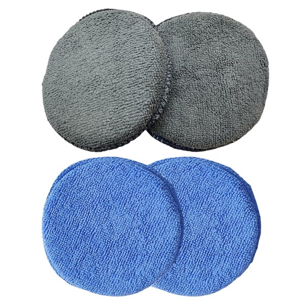 SGERUFZ 4 Stück Schwamm-Block, Schaumstoff Auto Wachs Applikator Pad, Auto