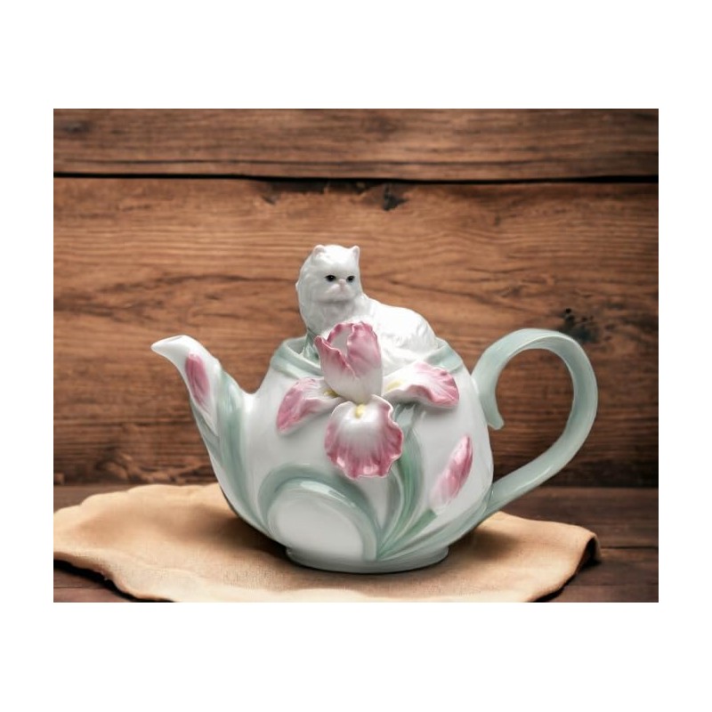 Cosmos PC48209 Fine Porcelain Persian Cat Teapot