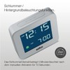 Braun Digital Alarm Clock with Snooze, Negative LCD Display, Quick