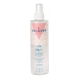 VALQUER Acondicionador Infantil Bifásico Zero Sin Aclarado en Spray | Facilita el Desenredo, Aporta Suavidad y Brillo Natural | Niños +3 Años | Vegano | 300 ml