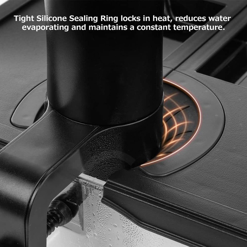 Sous Vide Container with Lid Double-Door-Opening Design 11.65 QT Sous