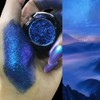 Afflano Multichrome Glitter Blue Eyeshadow, Single Glitter Metallic Shimmering Chameleon