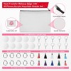 Sublimation Cosmetic Bag Blanks Set DIY Thermal Transfer Blank Cosmetic