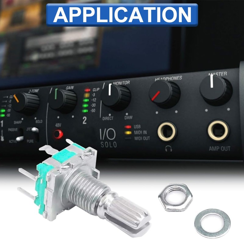 DAOKAI EC11 Digital Potentiometer, 360 Degree Rotary Encoder Module 15mm