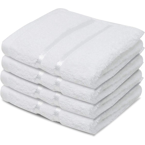 Towelogy® Luxury Egyptian Cotton Face Cloth Flannel Fingertip Towel Set