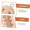 CAXUSD Professional Wall Thermometer Pcs Wooden Room Thermometers Accurate Temperature