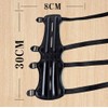 Protector de brazo de cuero largo con 4 correas para