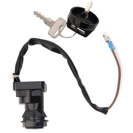 AHL Ignition Key Switch 27005-61132 ‎Compatible with Kawasaki Bayou 220 KLF220A 1996-2002;Lakota 300 KEF300A 1995-1999;Prairie 300 KVF300 1999;Prairie 400 KVF400A 1997-1998