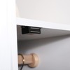 Mousike Cabinet Magnets 30lb Black Door Magnets with Strong Magnetic