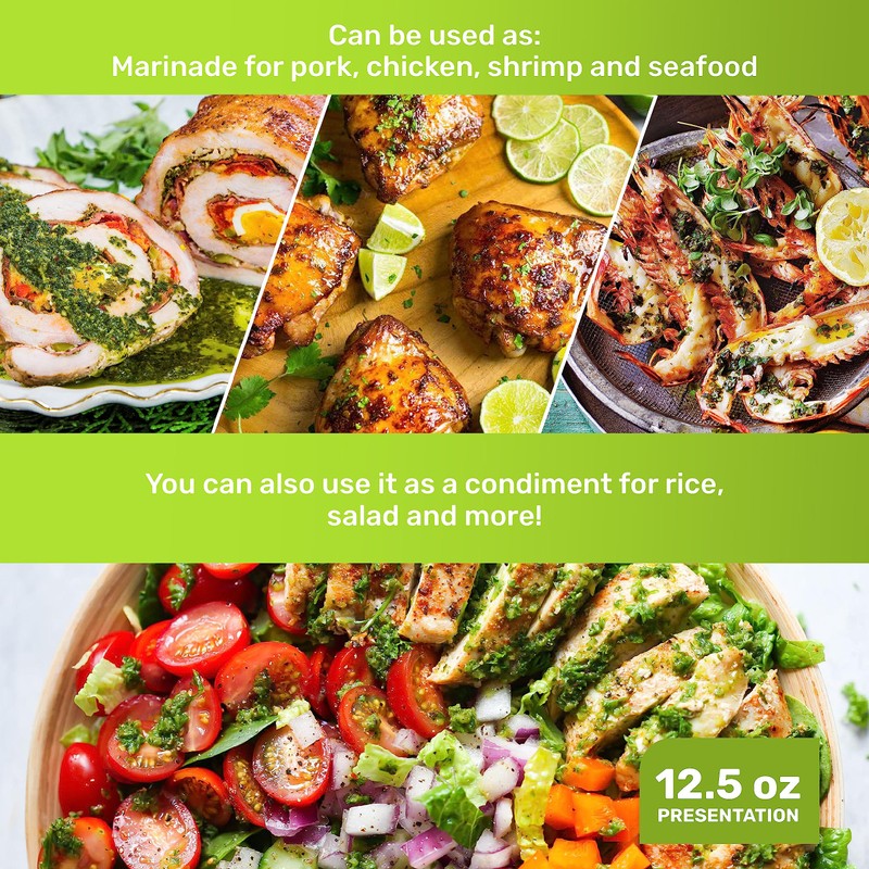 Gaucho Ranch Caribbean Steak Sauce | Gourmet Chimichurri Adobo with