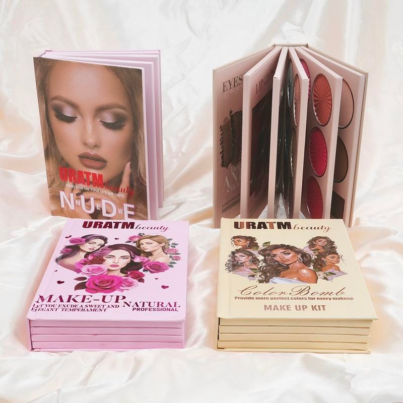 Professional Makeup Set with Eyeshadow, Lip Gloss, Highlighter, Blush and