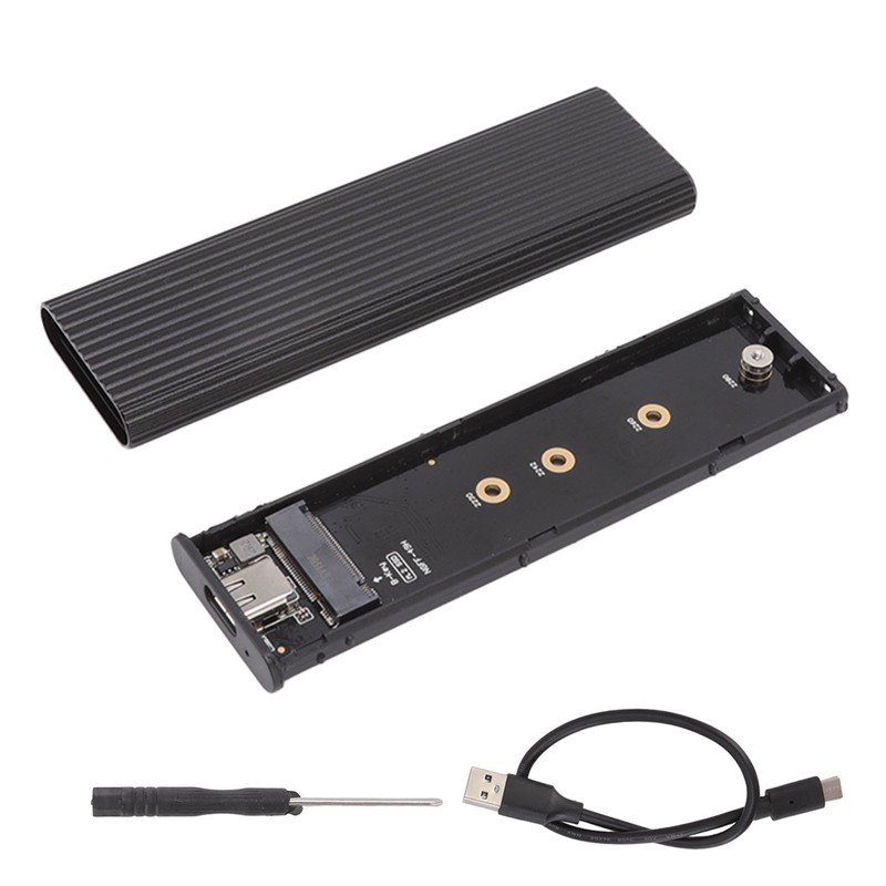 M.2 NGFF SATA SSD Enclosure Adapter USB C 3.1 M.2