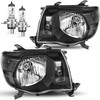 KarSpareHub Headlights Assembly Compatible with 2005-2011 Toyota Tacoma Headlamp Replacement