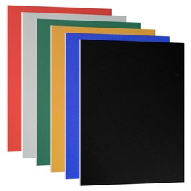 Daiilg 7x5x1/32Inch Anodized Aluminum Sheet Set, 0.8mm Thick Engraving Blanks for Engraving DIY Decorative Crafting Home