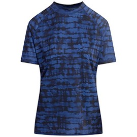 Kanu Surf Women's Marina UPF 50+ Short Sleeved Active Rashguard & Workout Top, Harmony Navy, Medium