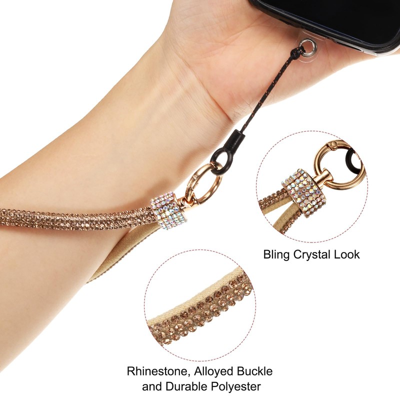 sourcing map 1 Pcs Universal Phone Lanyard, Detachable Wrist Strap