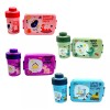 A4f Solutions Set Recipiente Lunch Box & Vaso Compartimentos Infantil