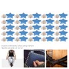 50 Sets Star Shape Rivet Screw Anti‑Rust Clothes Decoration Accessories