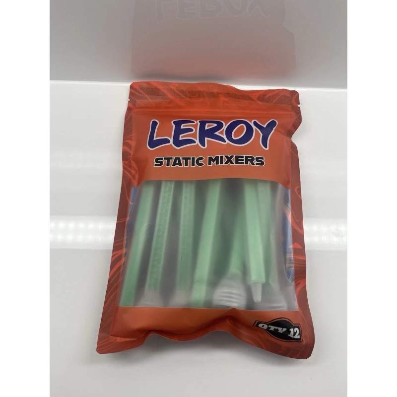 LEROY 12 Epoxy Mixing Nozzle Tips Static Mixer Mix Tube