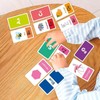 Double-sided Learning Flash Cards, 58pcs/set Alphabet & Number & Shape