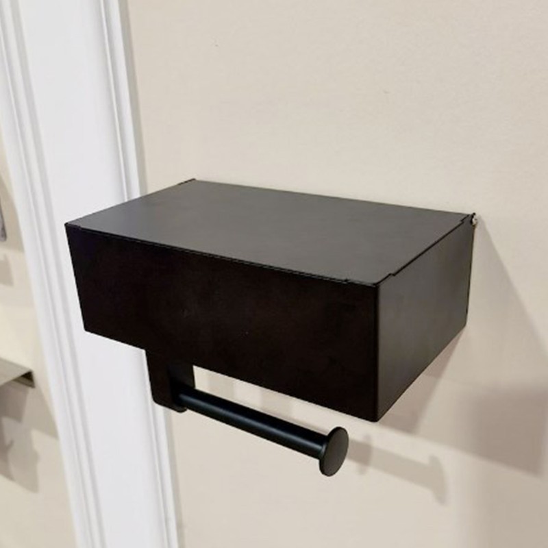 Tissue Box Cover Punch Free Rectangular Stainless Steel Tissue Dispenser