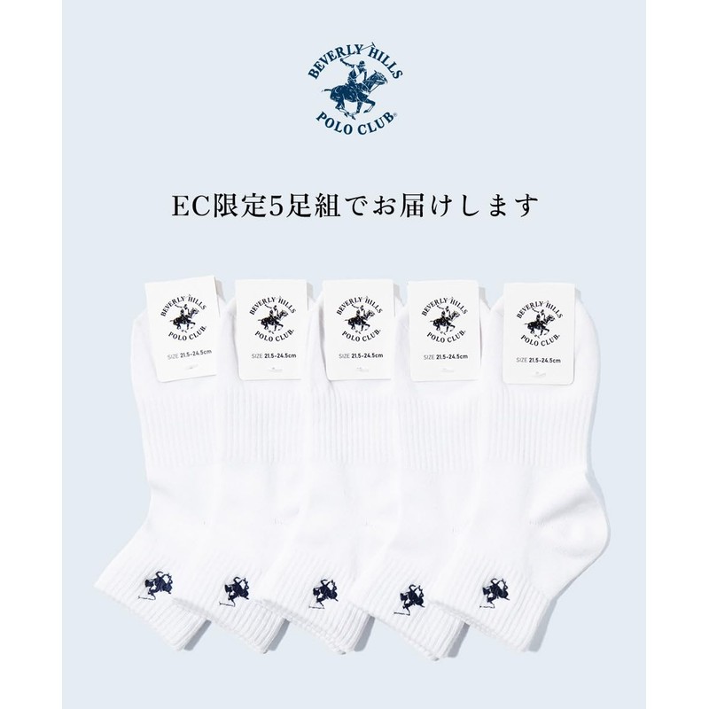 Beverly Hills Polo Club Men's Socks, One Point Embroidery, Black
