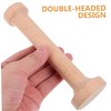 ULTECHNOVO 3pcs Wooden Tart Tamper Set Dual Ended Egg Tart
