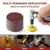 SATC 2 Inch Hook and Loop Sanding Disc No-hole 100PCS