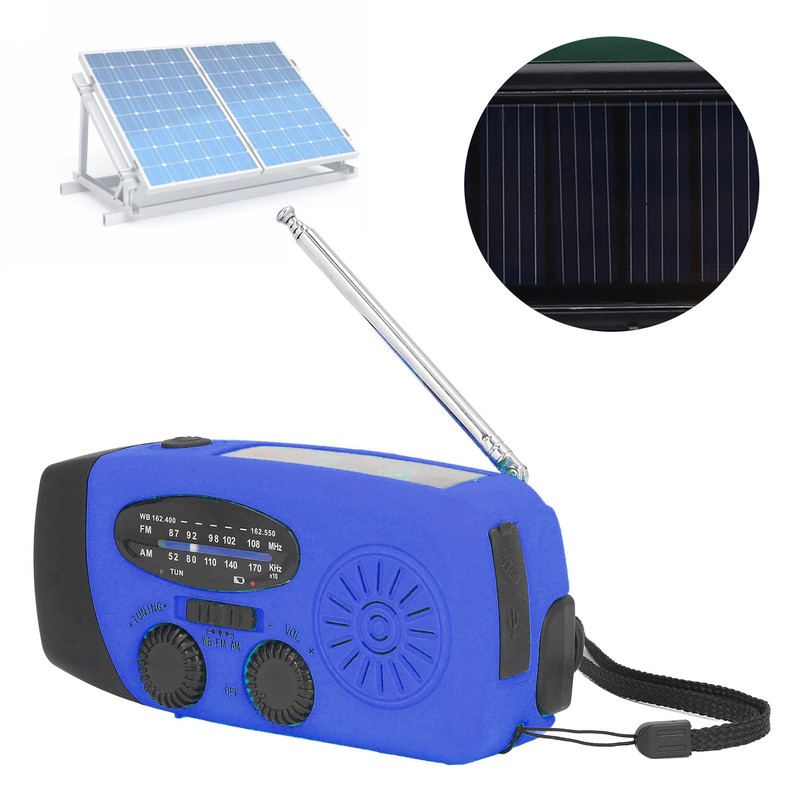 Hand Crank Solar Radio Multifunctional Emergency Radio LED Radio with